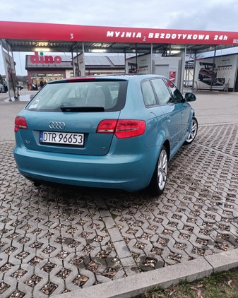 Audi A3 cena 28900 przebieg: 247777, rok produkcji 2008 z Przedbórz małe 106